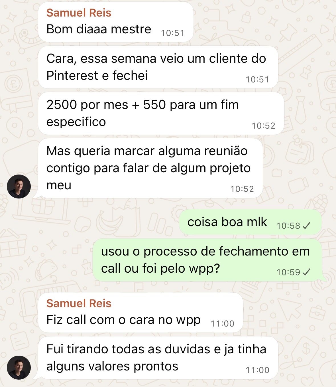 Print de resultado de aluno do Código Zero