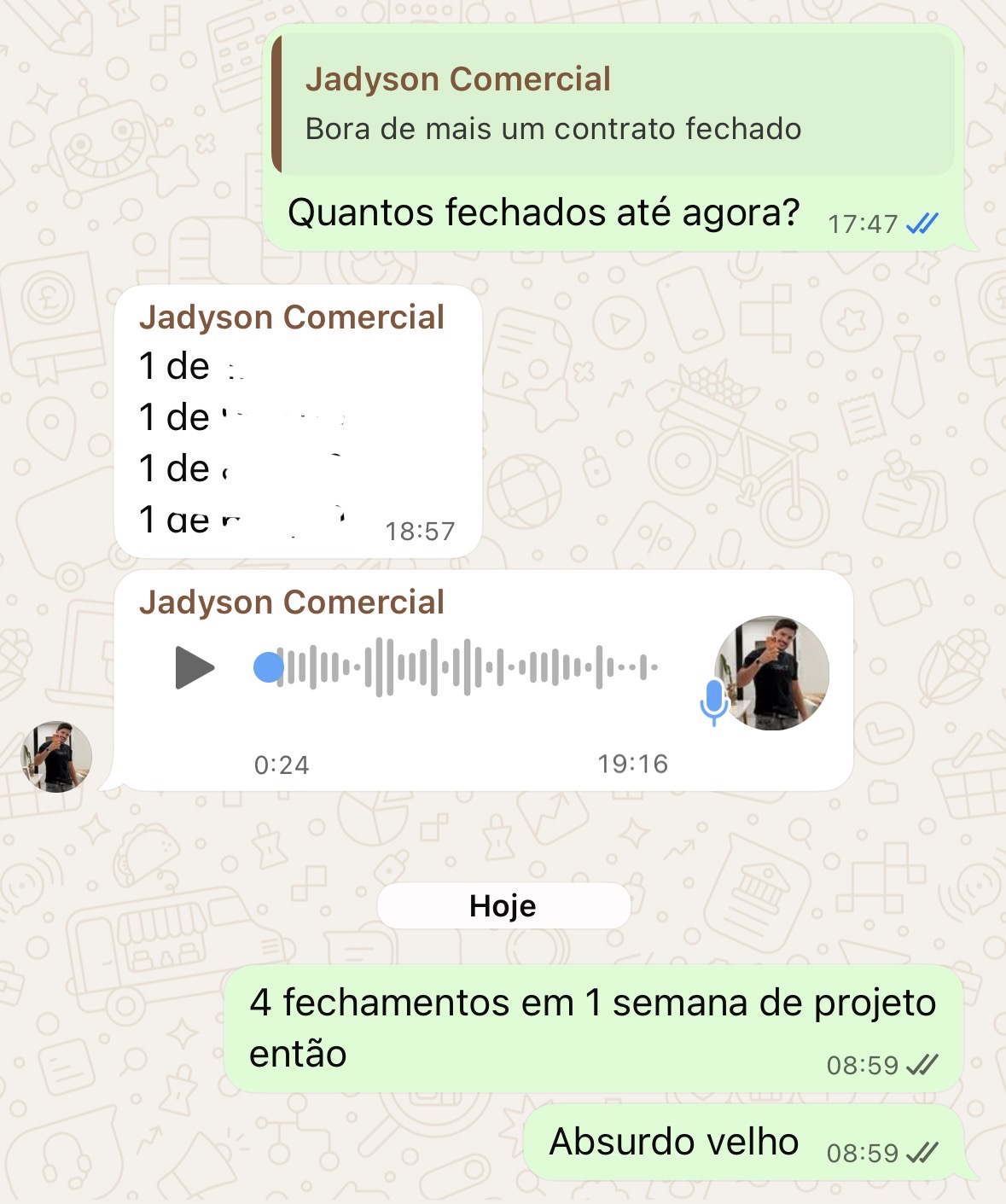 Print de resultado de aluno do Código Zero