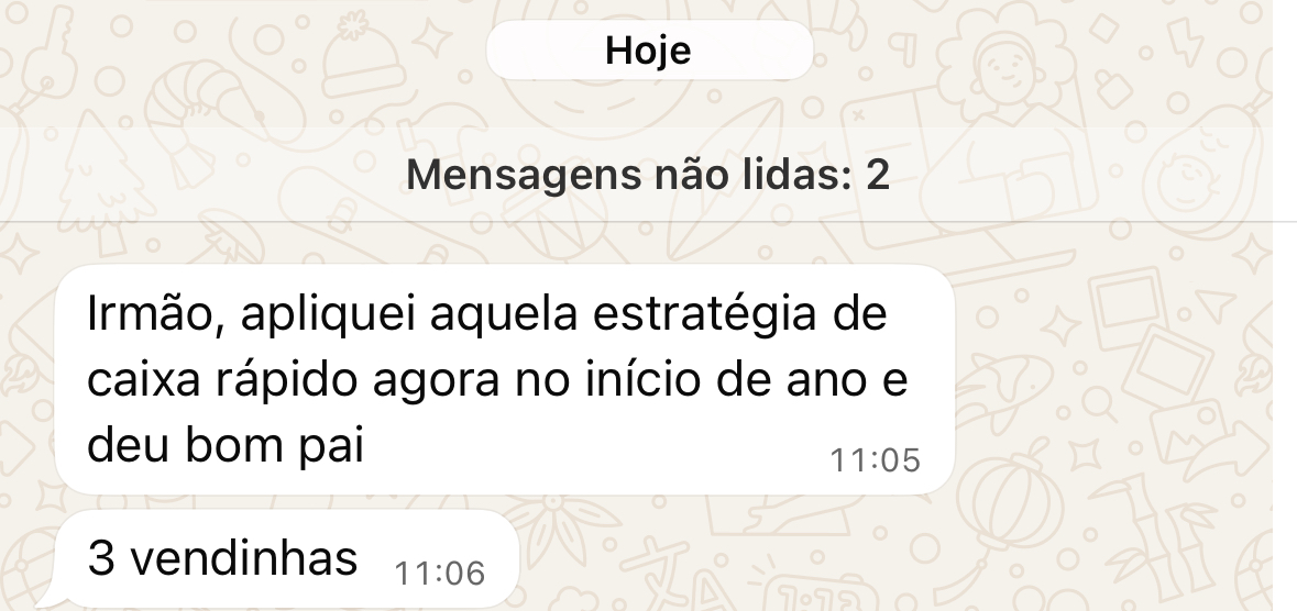 Print de resultado de aluno do Código Zero